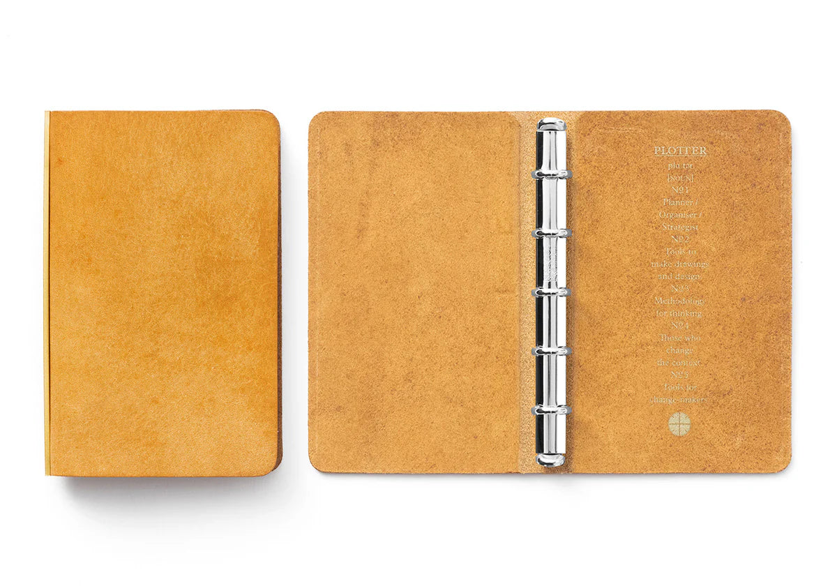 PLOTTER Pueblo 5-Ring Leather Binder PLT5001 (Mini 5 Size)