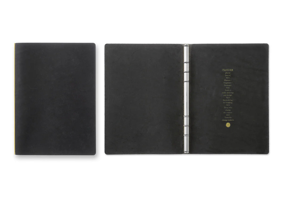 PLOTTER Pueblo 6-Ring Leather Binder PLT5001 (A5 Size)