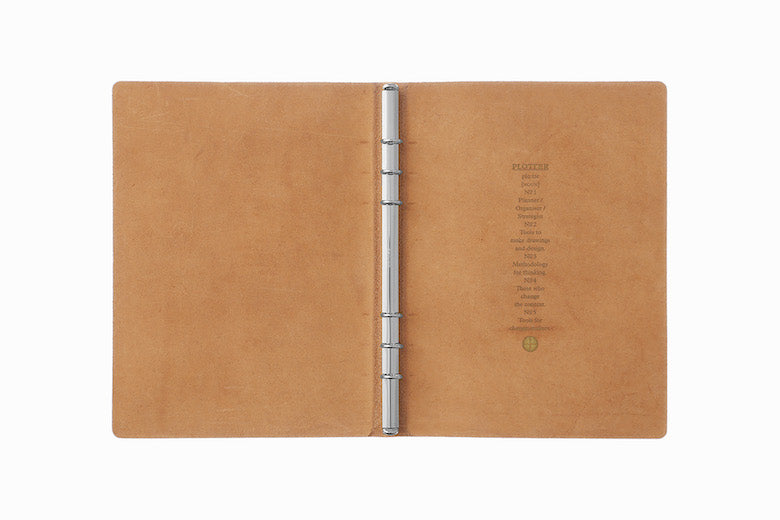 PLOTTER Pueblo 6-Ring Leather Binder PLT5001 (A5 Size)