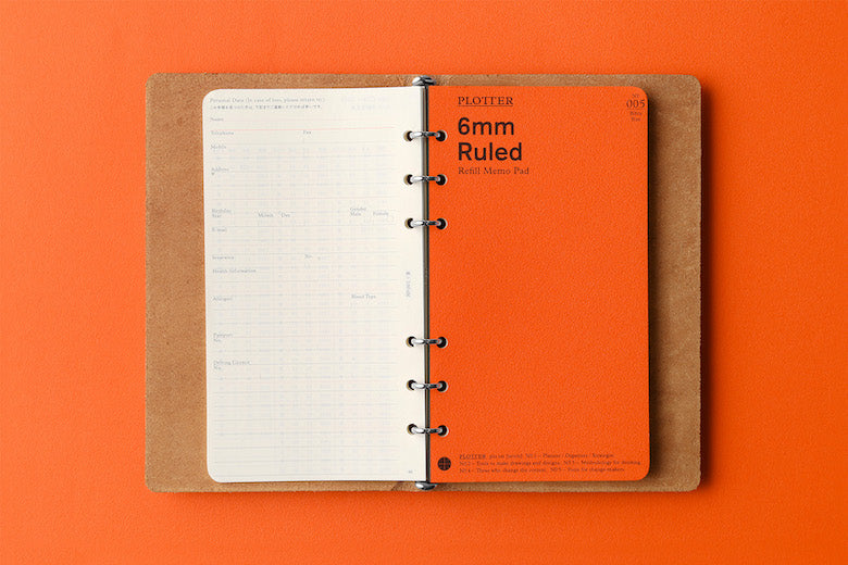 PLOTTER Pueblo 6-Ring Leather Binder PLT5001 (Bible Size)