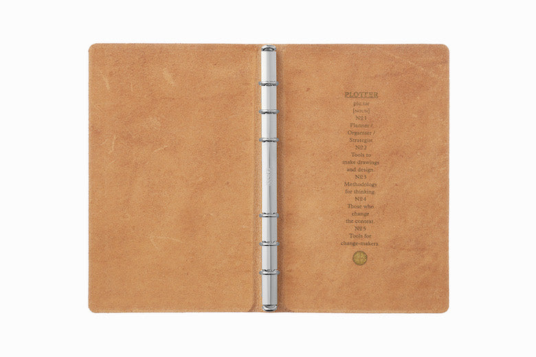 PLOTTER Pueblo 6-Ring Leather Binder PLT5001 (Bible Size)