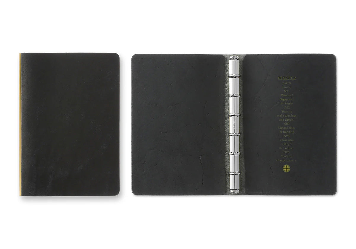 PLOTTER Pueblo 6-Ring Leather Binder PLT5001 (Mini Size)