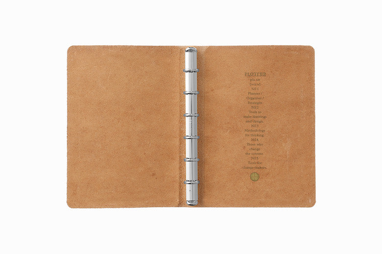 PLOTTER Pueblo 6-Ring Leather Binder PLT5001 (Mini Size)