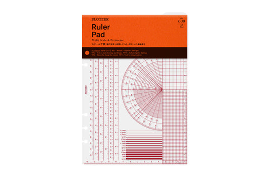 PLOTTER Ruler Pad PLT0009 (A5 Size)
