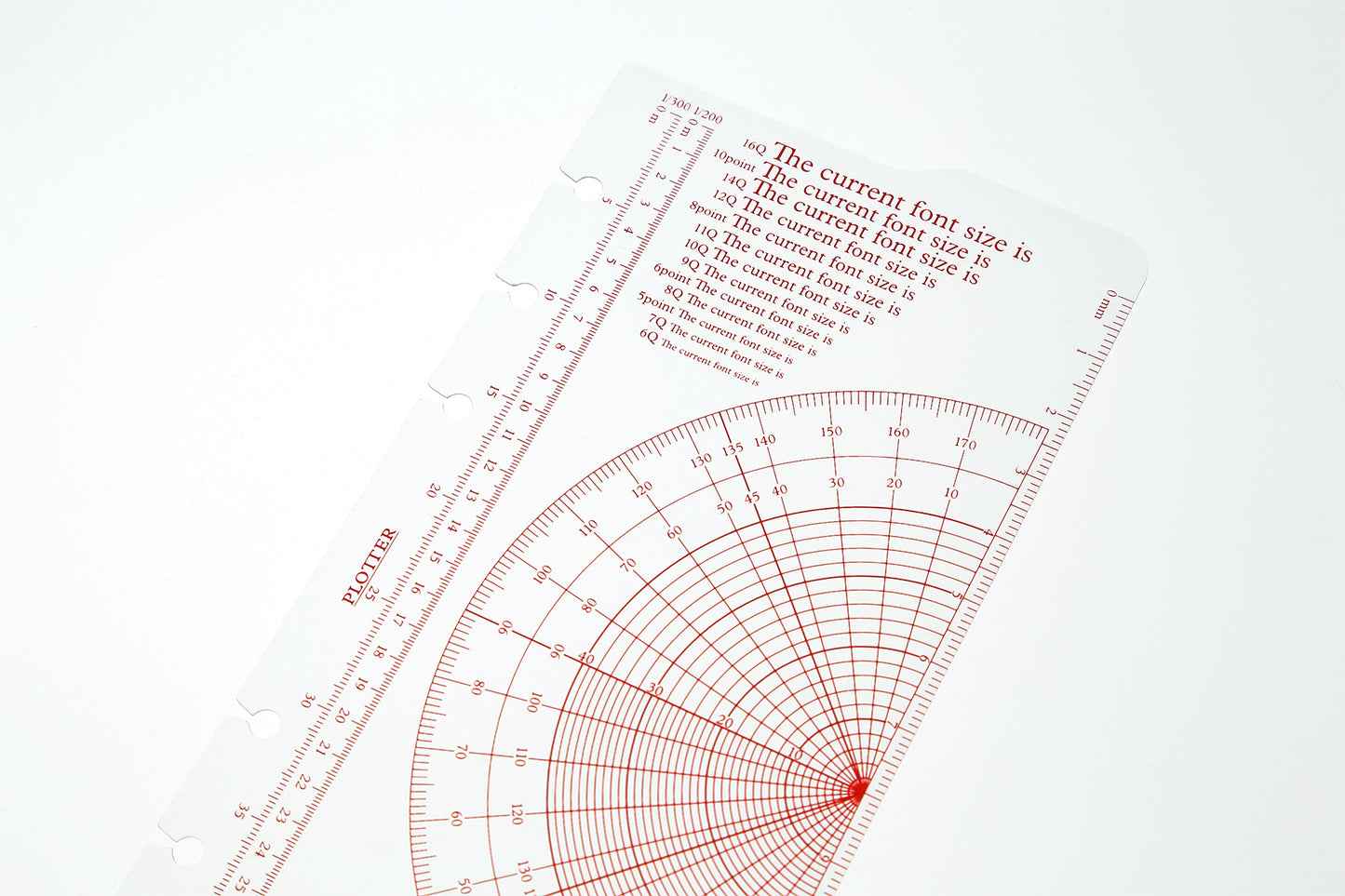 PLOTTER Ruler Pad PLT0009 (Narrow Size)