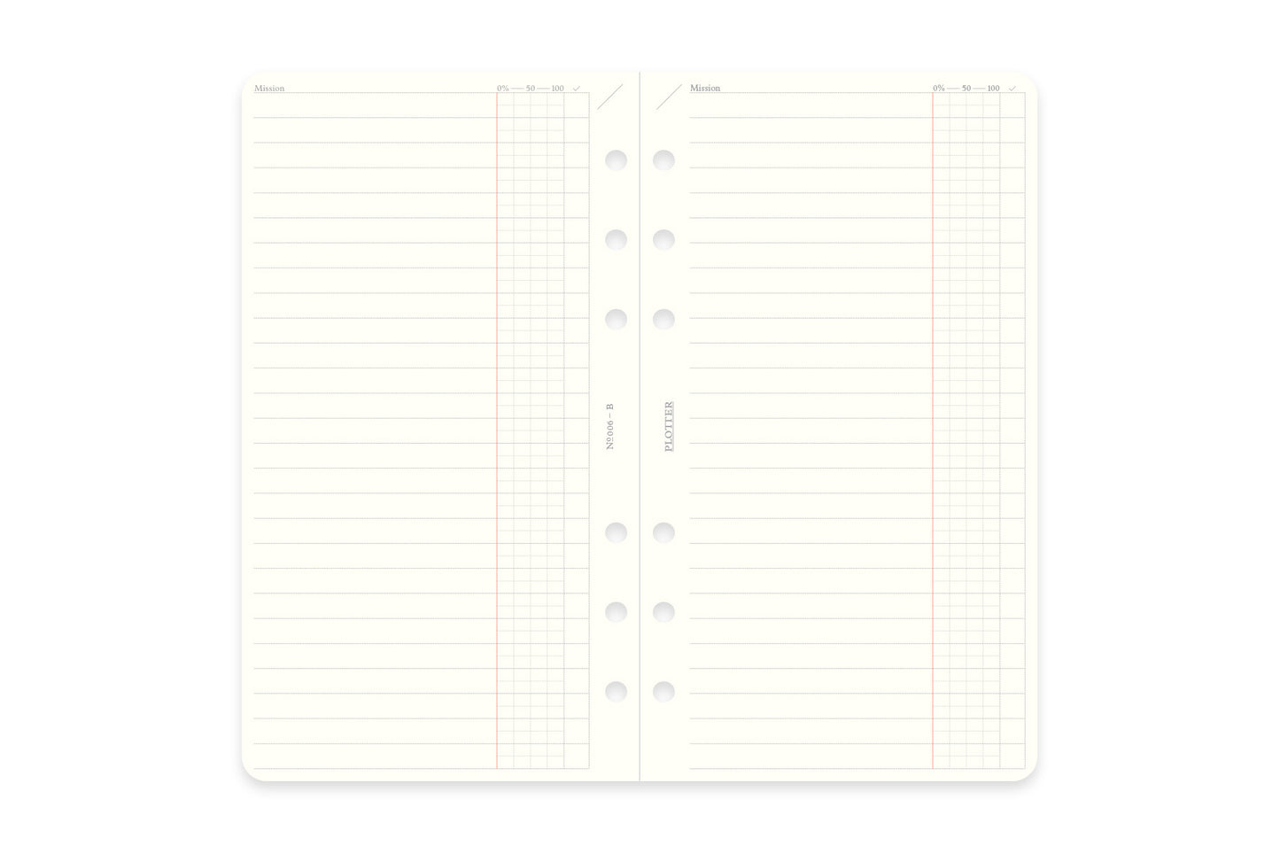 PLOTTER To Do List 50 sheets PLT0006 (Bible Size)