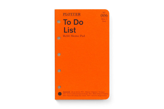 PLOTTER To Do List 50 sheets PLT0006 (Mini 5 Size)
