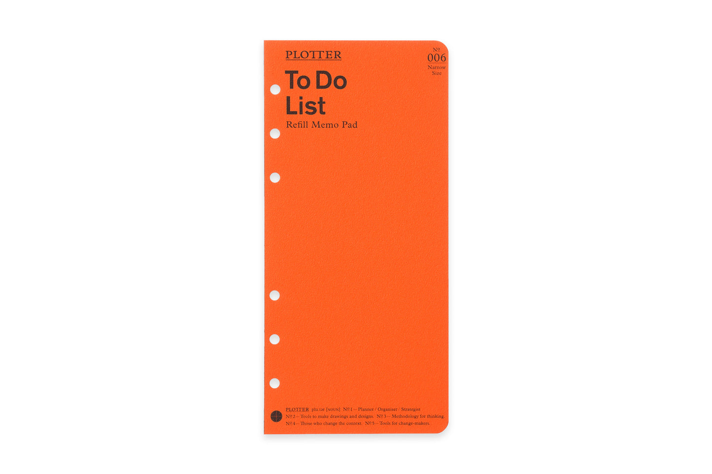 PLOTTER To Do List 50 sheets PLT0006 (Narrow Size)