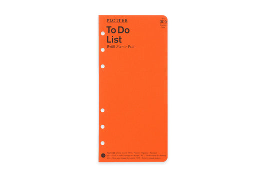 PLOTTER To Do List 50 sheets PLT0006 (Narrow Size)