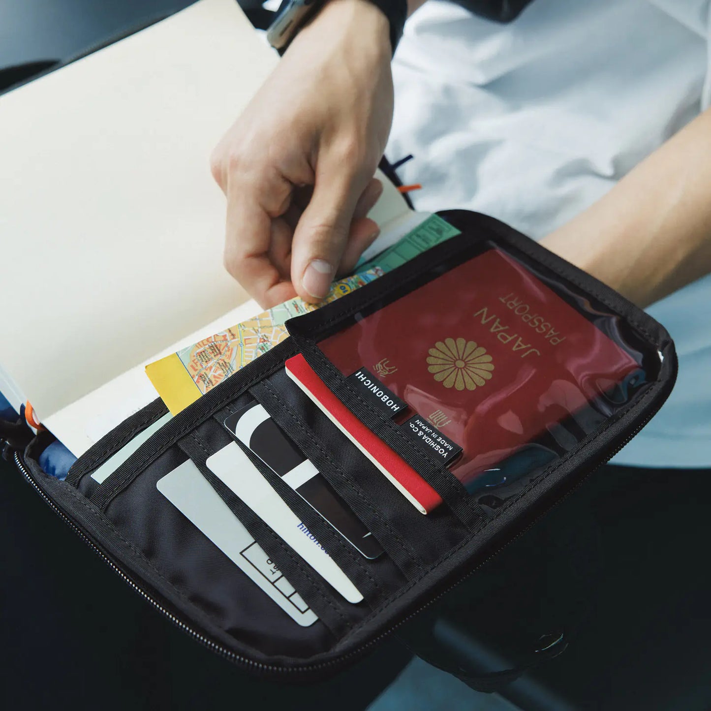 POTR: Stroll (Black) [Hobonichi Cousin (A5) Techo Cover] (Cover Only)