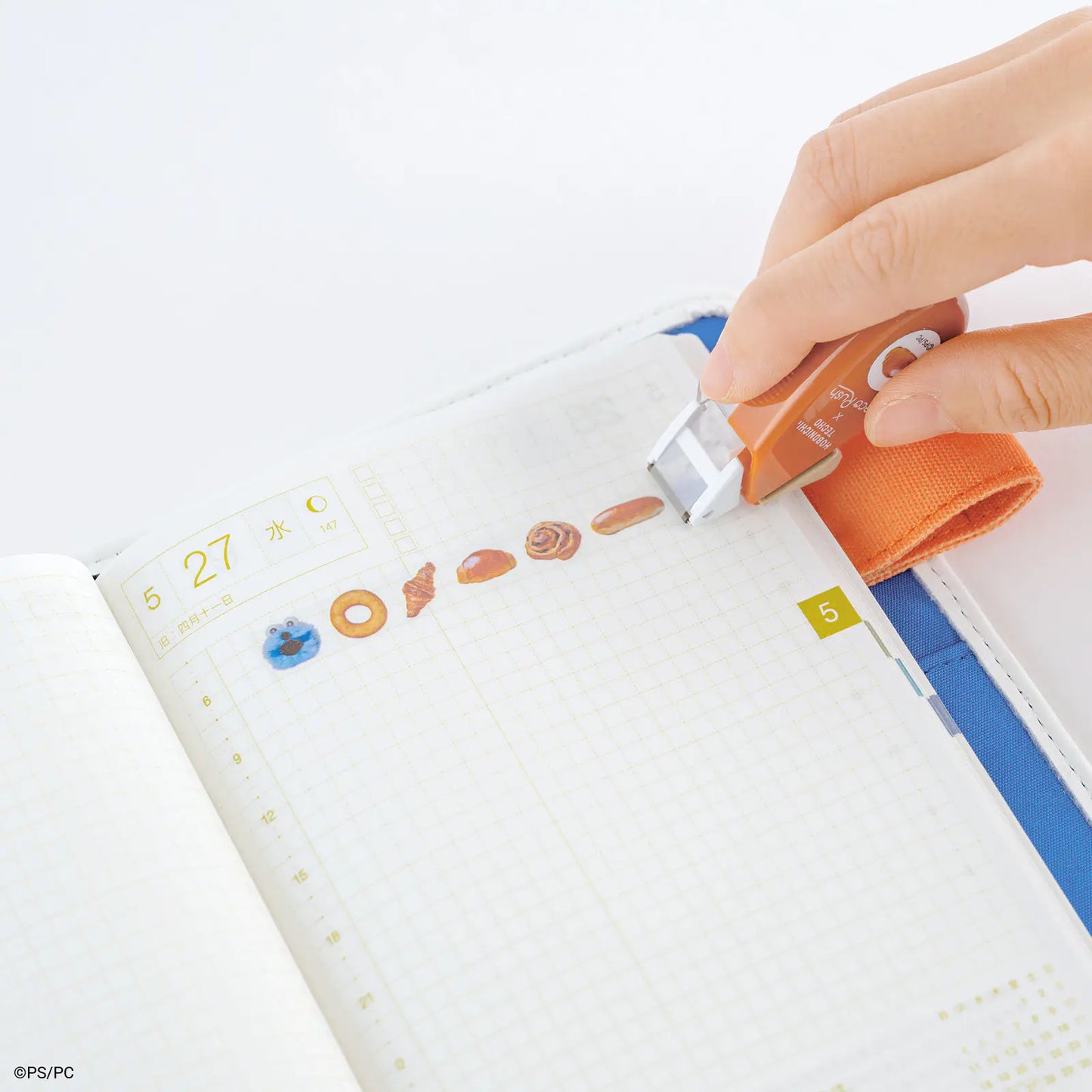 PUPPET SUNSUN: Deco Rush (Bread / Everybody) Plus x Hobonichi, 2027 Hobonichi Accessories