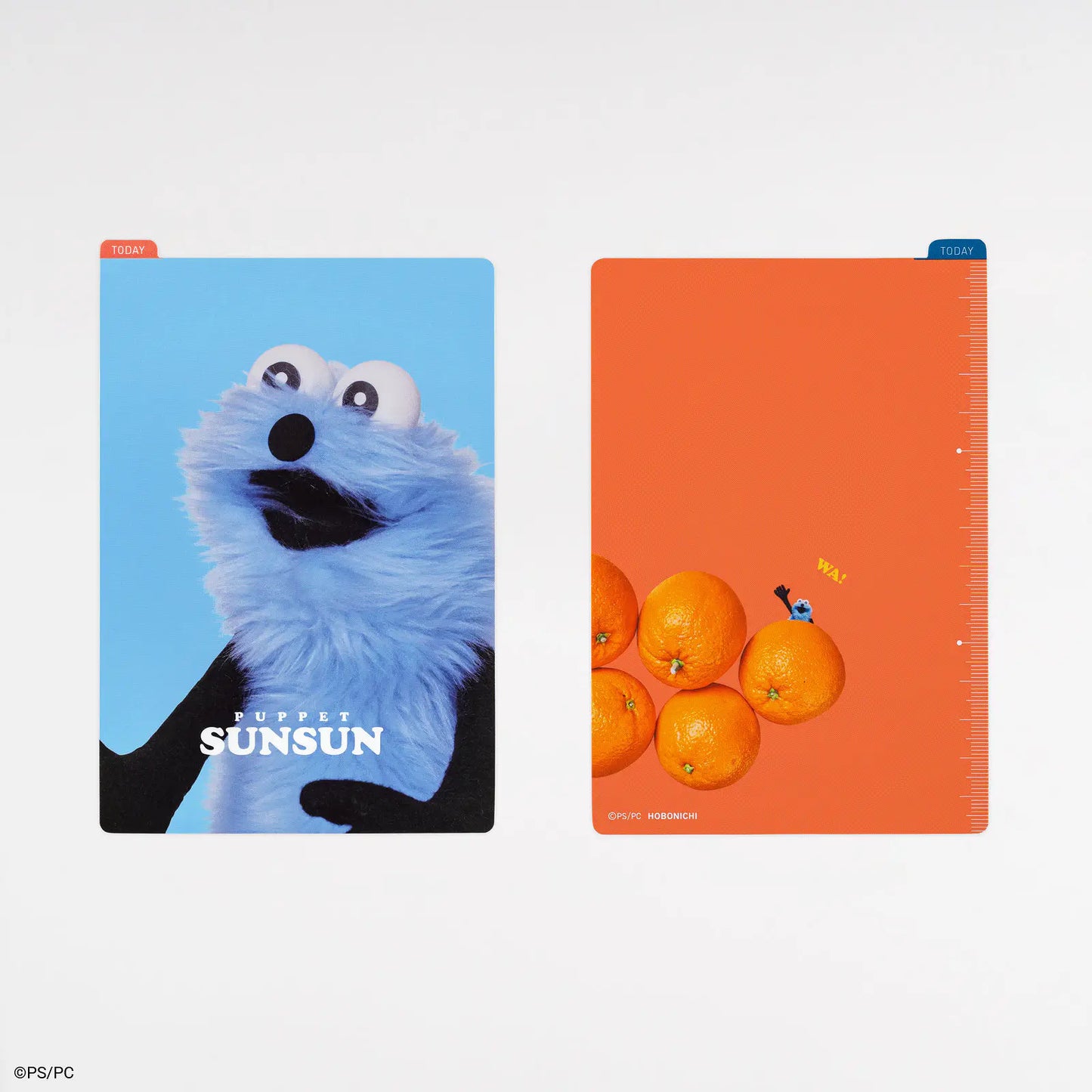 PUPPET SUNSUN: Hobonichi Pencil Board (Orange / Brown / Yellow) For A6 Size / A5 Size / Weeks, 2027 Hobonichi Accessories