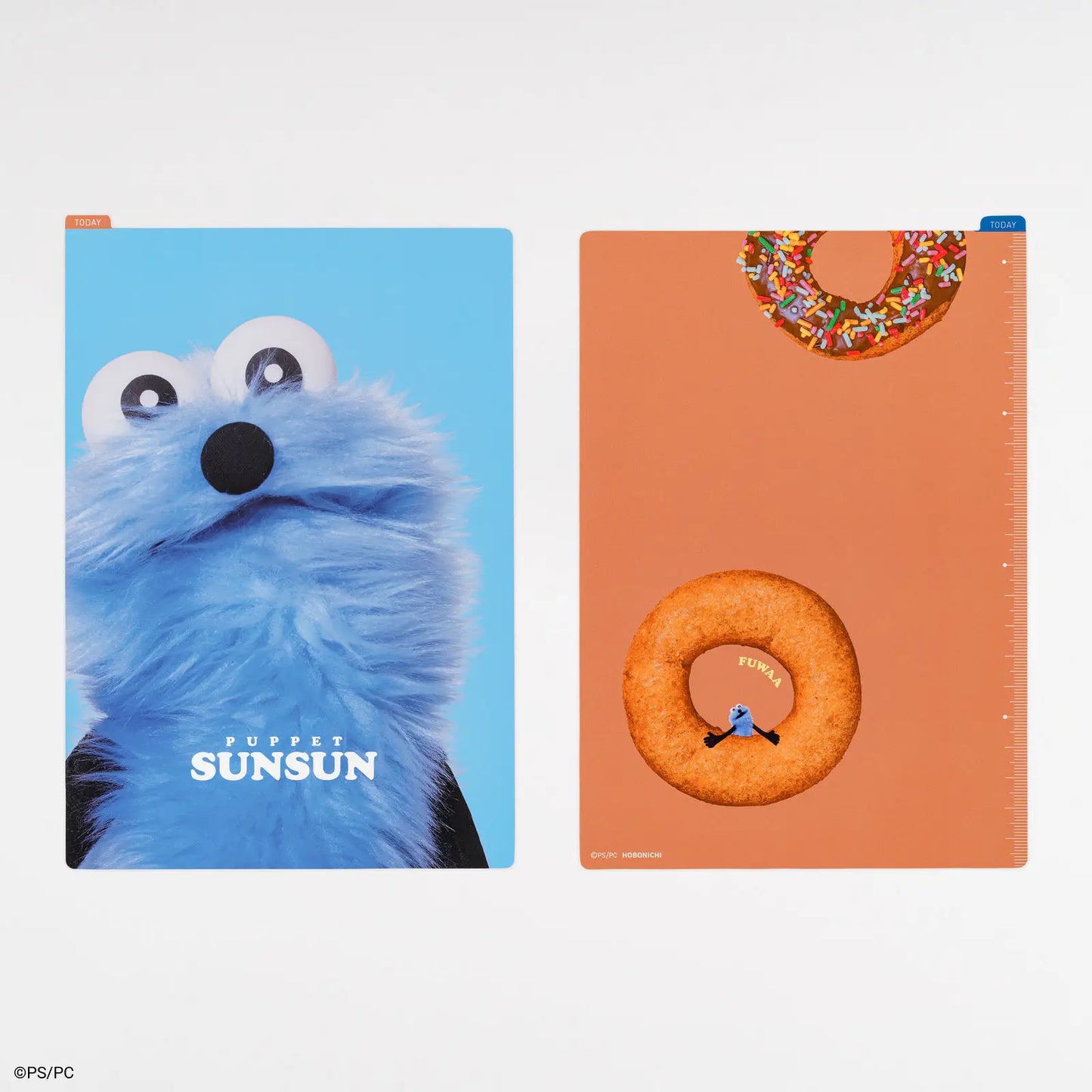 PUPPET SUNSUN: Hobonichi Pencil Board (Orange / Brown / Yellow) For A6 Size / A5 Size / Weeks, 2027 Hobonichi Accessories