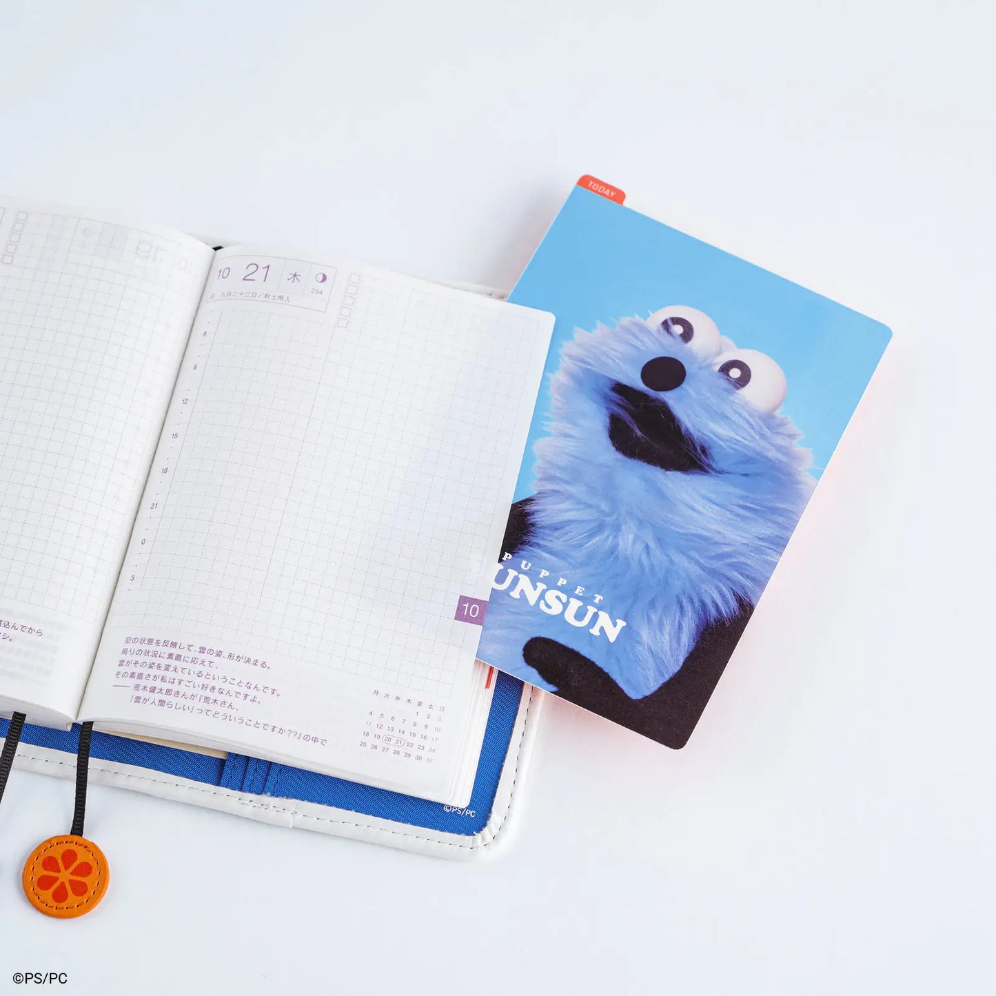 PUPPET SUNSUN: Hobonichi Pencil Board (Orange / Brown / Yellow) For A6 Size / A5 Size / Weeks, 2027 Hobonichi Accessories