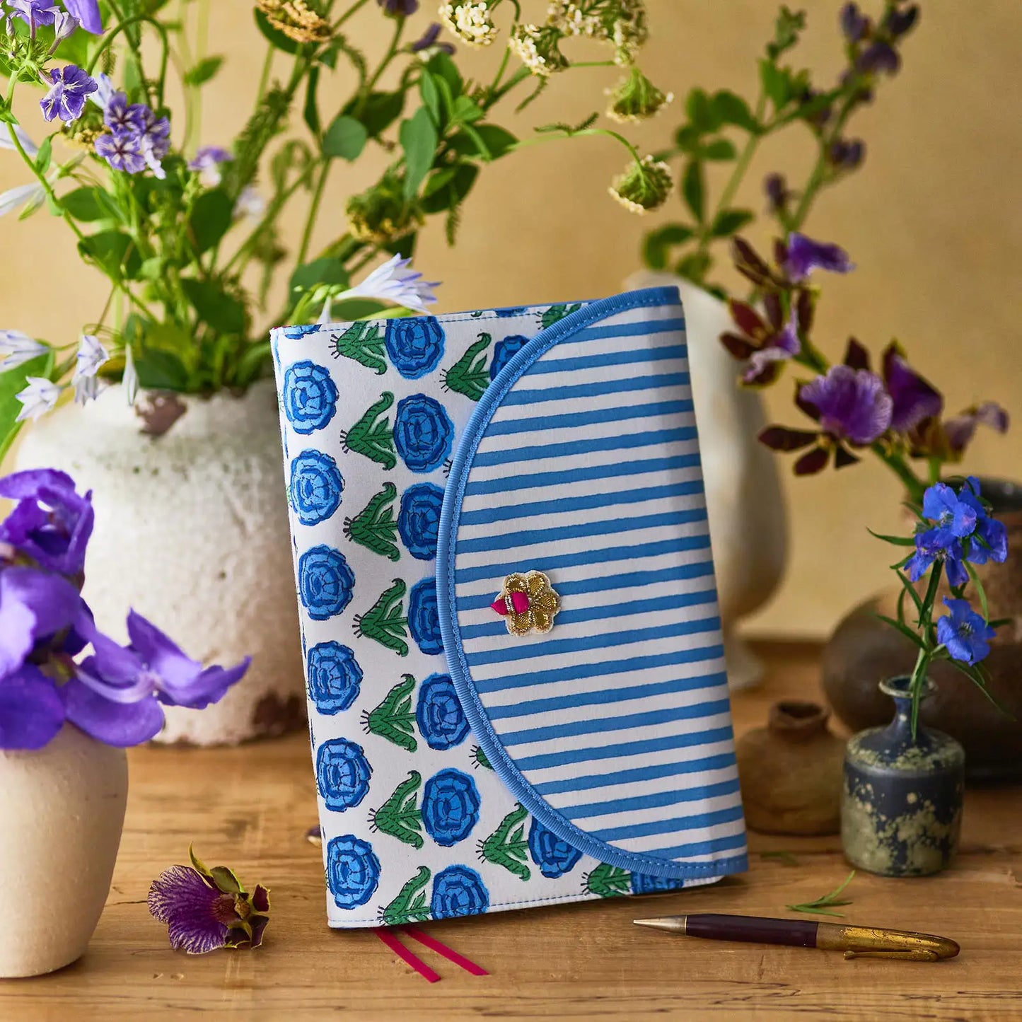Phoolon (Large Flowers) [Hobonichi Cousin (A5) Techo Cover] (Cover Only)