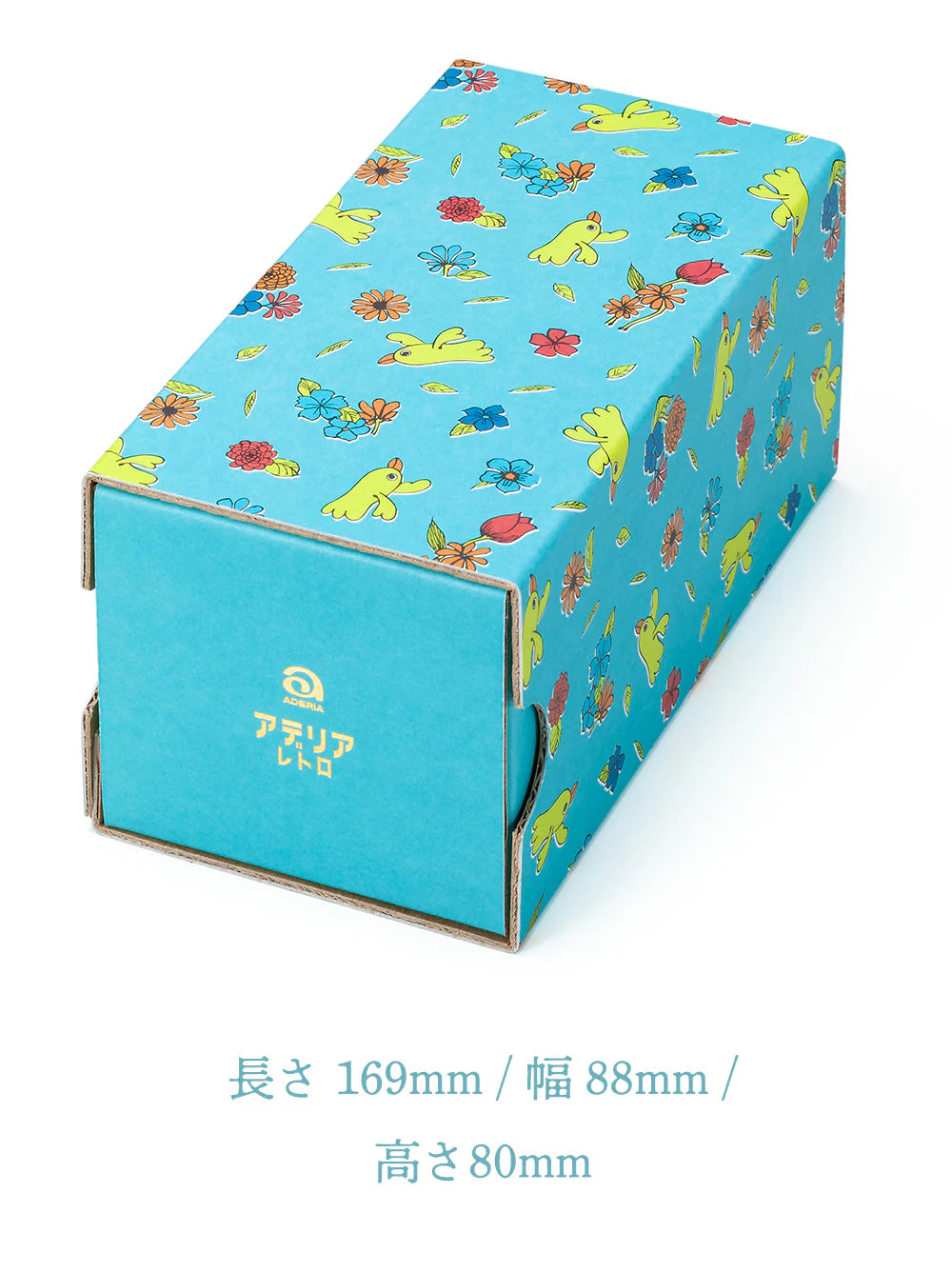 Retro Design Glass - Bird and Flower - ,  Made in Japan