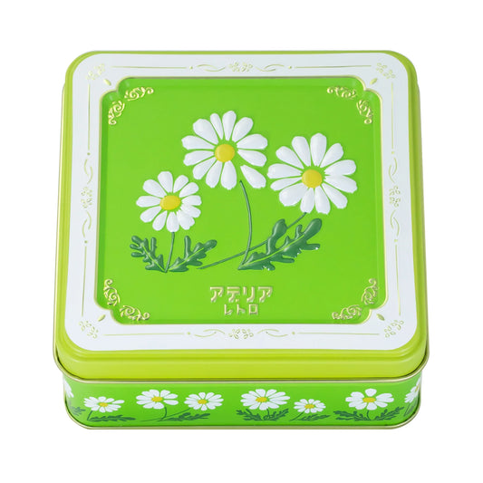 Retro Design Small Tin Can Storage Box , Japanese Stationery Box, Jewellery Storage Box, Keepsake Box, Sewing Box, Makeup Storage Box