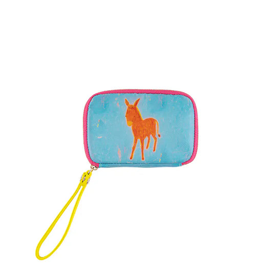 Ryoji Arai: I’ll listen to you anytime, says the donkey. Drawer Pouch Pocket,  Hobonichi Drawer Pouch Pocket