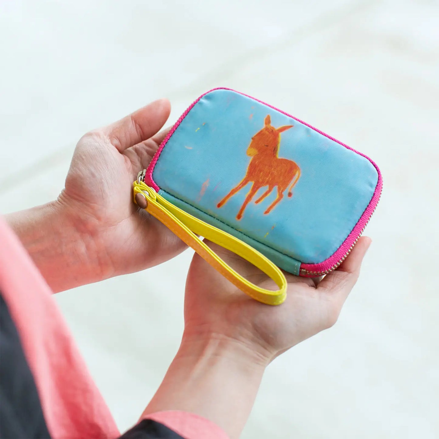 Ryoji Arai: I’ll listen to you anytime, says the donkey. Drawer Pouch Pocket,  Hobonichi Drawer Pouch Pocket