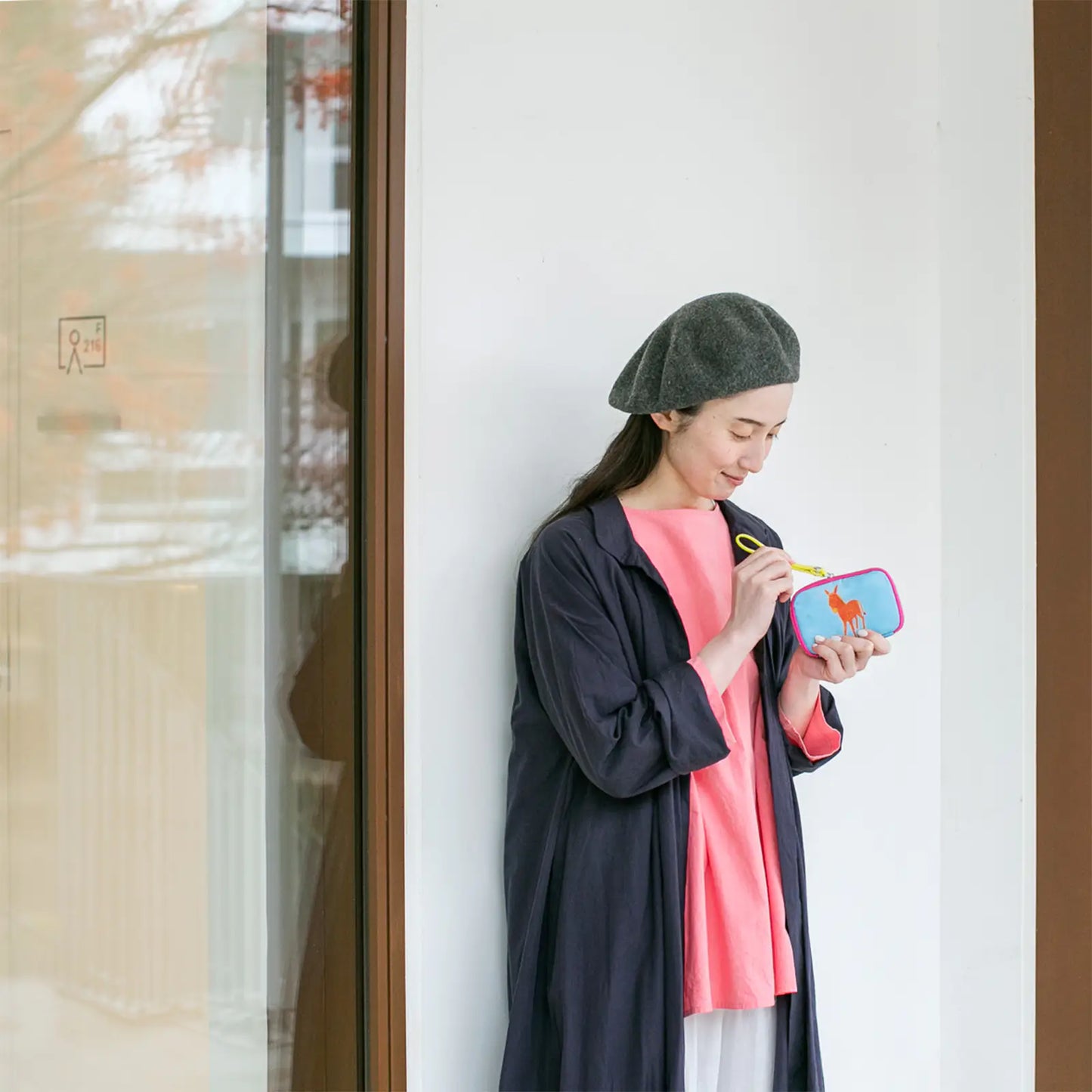 Ryoji Arai: I’ll listen to you anytime, says the donkey. Drawer Pouch Pocket,  Hobonichi Drawer Pouch Pocket