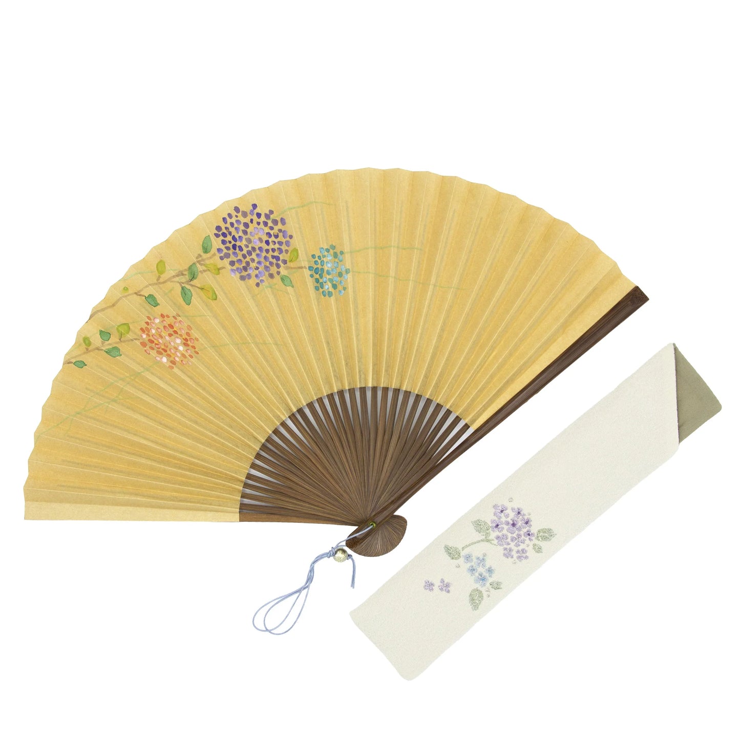 Kyo-sensu (Japanese folding fan) for Women - Camellia - , Made in Kyoto, Japan, Kyoto sensu
