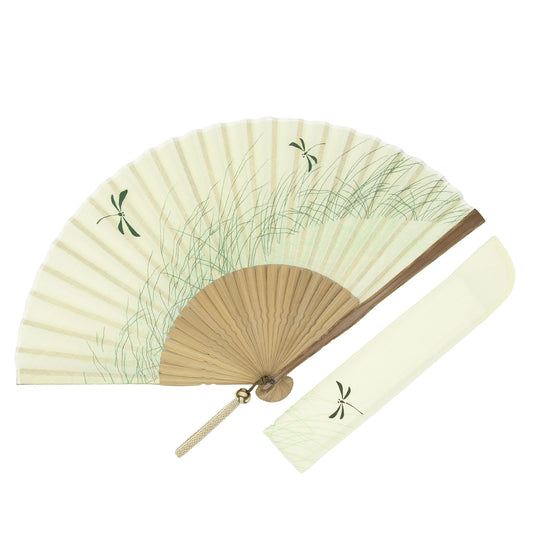Kyo-sensu (Japanese folding fan) for Men - Dragonfly - , Made in Kyoto, Japan , Kyoto sensu