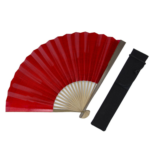 Kyo-sensu (Japanese folding fan) for Men - Kakishibu / Red -, Made in Kyoto, Japan, Kyoto sensu