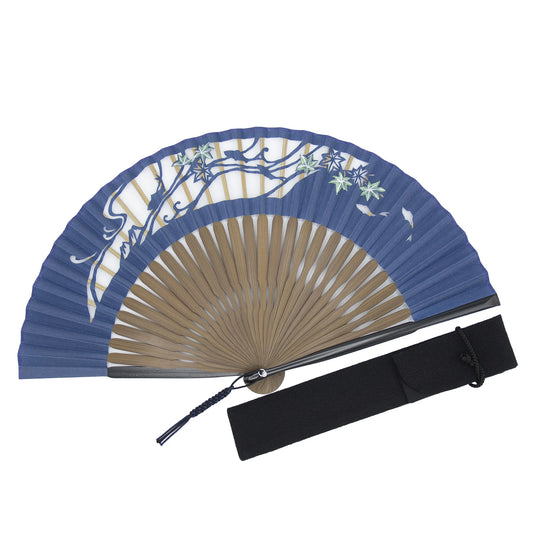 Kyo-sensu (Japanese folding fan) for Men - Kirie / Sweetfish - , Made in Kyoto, Japan , Kyoto sensu