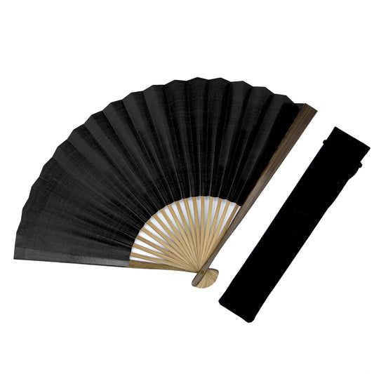 Kyo-sensu (Japanese folding fan) for Men - Kakishibu / Black -, Made in Kyoto, Japan, Kyoto sensu