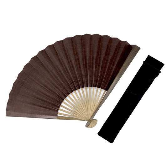 Kyo-sensu (Japanese folding fan) for Men - Kakishibu / Brown -, Made in Kyoto, Japan, Kyoto sensu