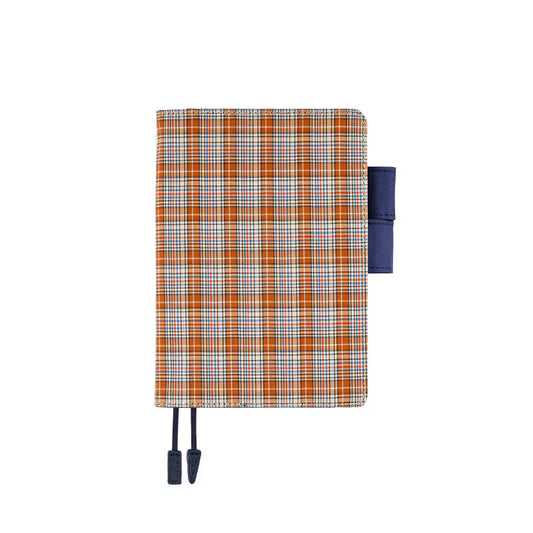 Shirt Fabric: Brownie Plaid [Hobonichi Original (A6) Techo Cover] (Cover Only)