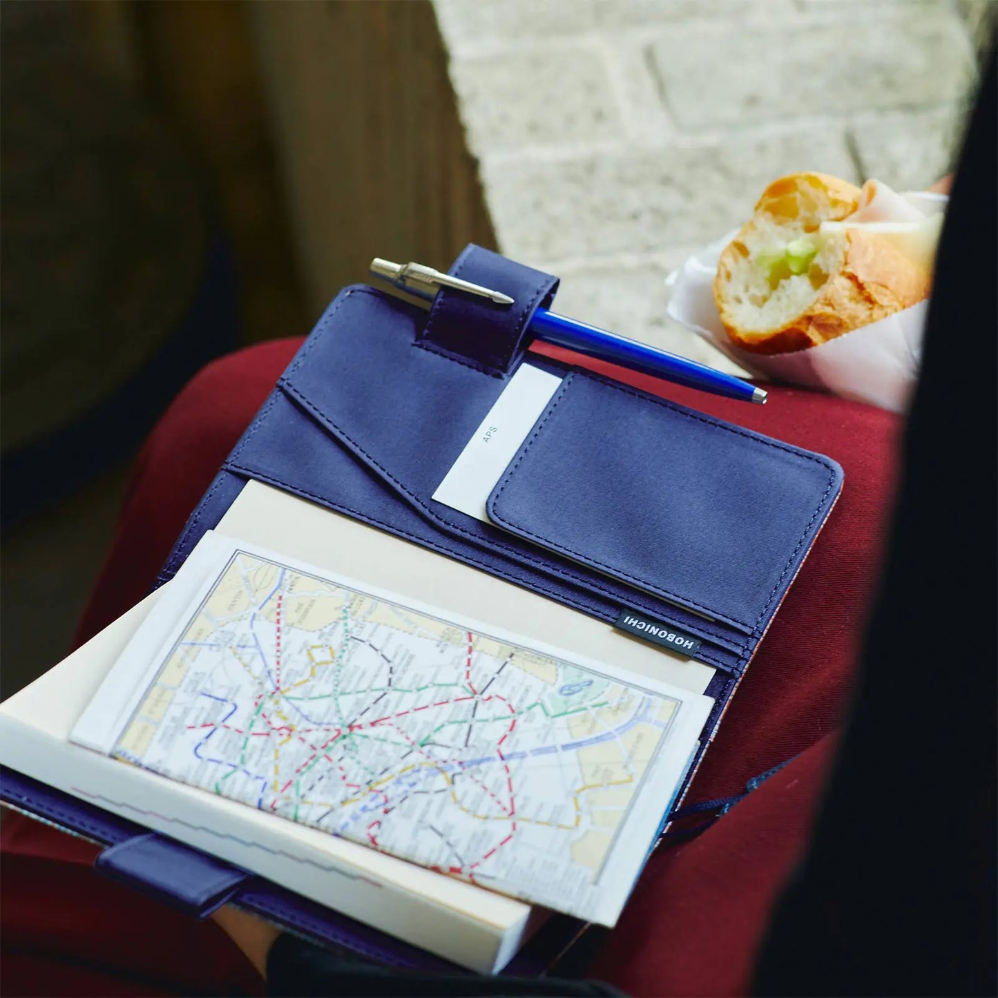 Shirt Fabric: Brownie Plaid [Hobonichi Original (A6) Techo Cover] (Cover Only)