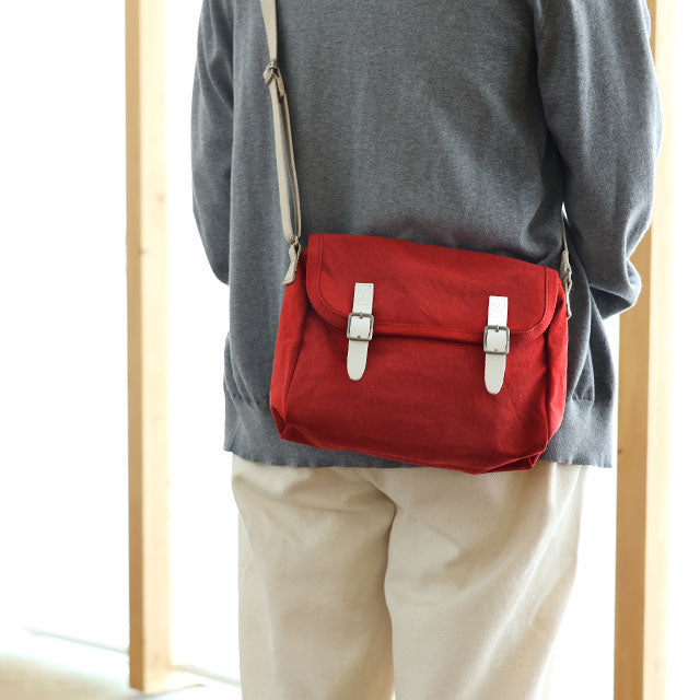 Small Shoulder Bag - Postal Mail Carrier Bag Design 2 / Mustard Yellow -, Cross Body Bag