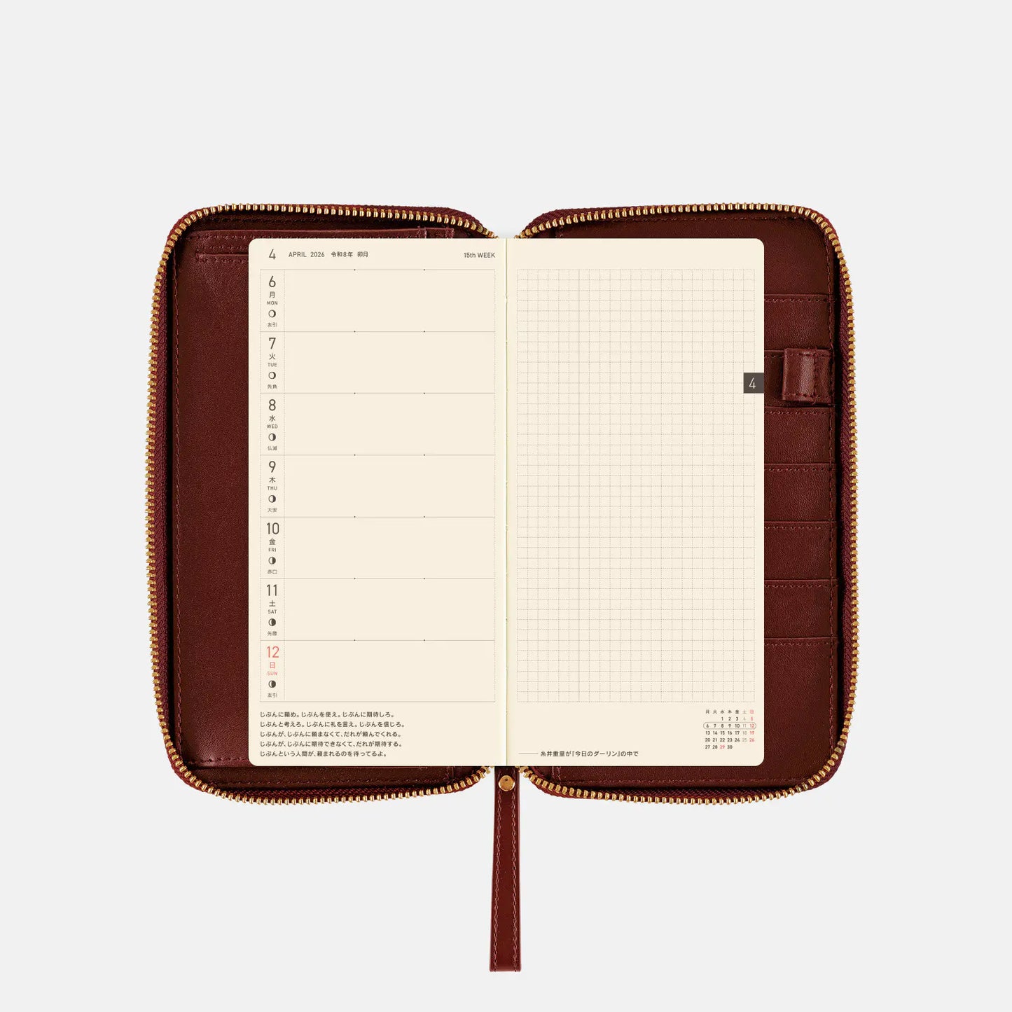 Single Color: Amarone [Hobonichi Weeks Cover] (Cover Only)