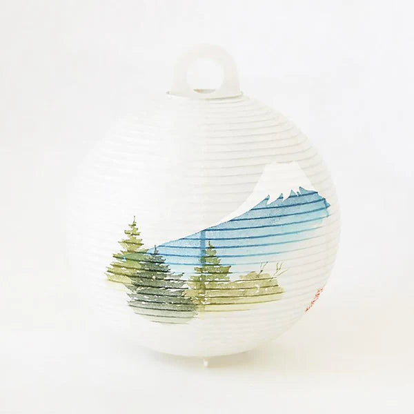 Small Gifu Lantern - Mt. Fuji - , Japanese Chochin, traditional japanese paper lantern