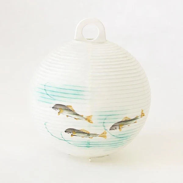 Small Gifu Lantern - Sweetfish - , Japanese Chochin, traditional japanese paper lantern