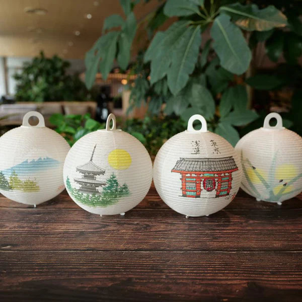 Small Gifu Lantern - Mt. Fuji - , Japanese Chochin, traditional japanese paper lantern