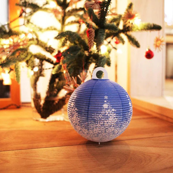 Small Gifu Lantern - Snow - , Japanese Chochin, traditional japanese paper lantern