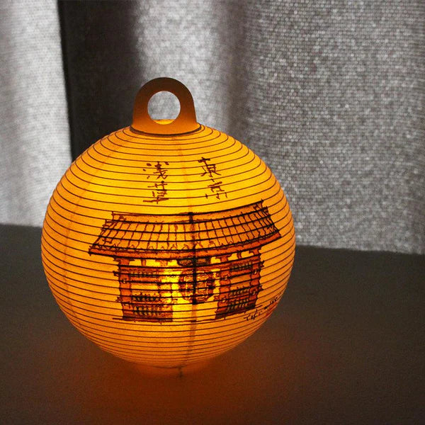 Small Gifu Lantern - Sensoji Temple - , Japanese Chochin, traditional japanese paper lantern