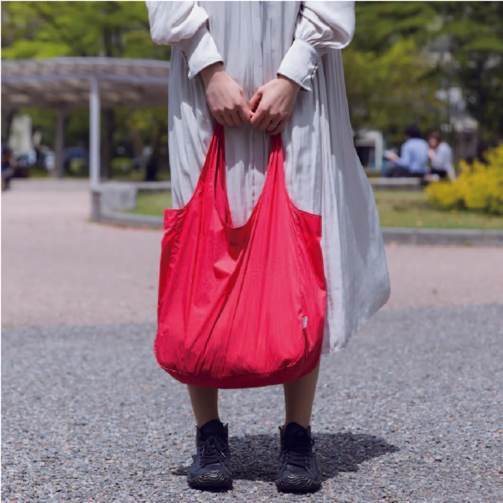 TO&FRO PACKABLE TOTE BAG M size - RED -