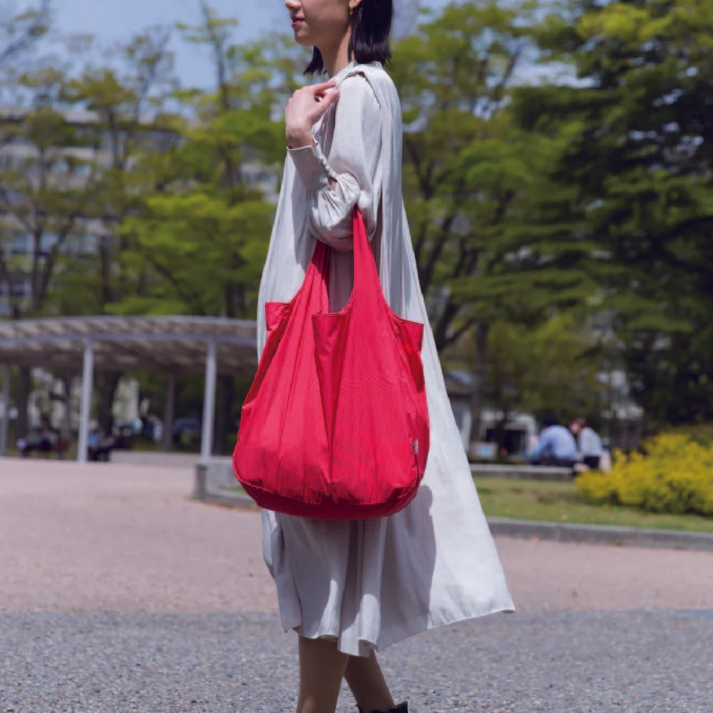 TO&FRO PACKABLE TOTE BAG M size - RED -