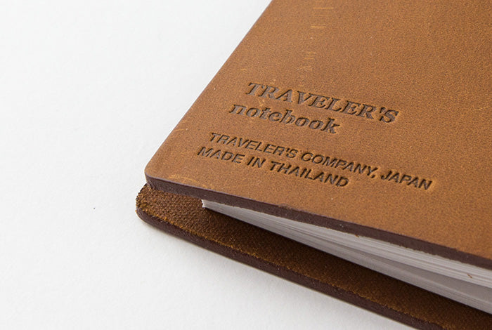 TRAVELER'S COMPANY TRAVELER'S notebook Starter Kit - Passport Size / Camel -