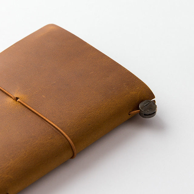 TRAVELER'S COMPANY TRAVELER'S notebook Starter Kit - Passport Size / Camel -