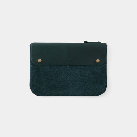 TRAVELER'S COMPANY Traveler's Factory Canvas Pouch - M Size / Blue -