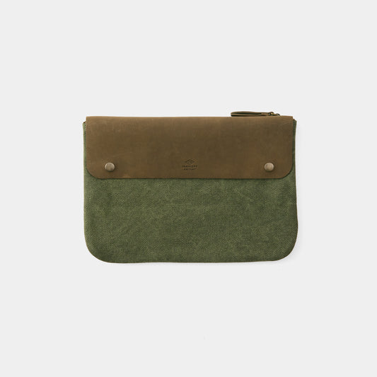 TRAVELER'S COMPANY Traveler's Factory Canvas Pouch - M Size / Olive -