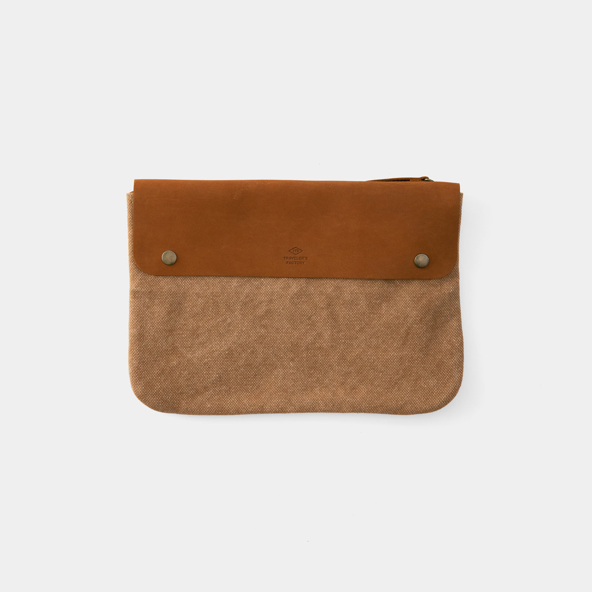 TRAVELER'S COMPANY Traveler's Factory Canvas Pouch - M Size / Beige -