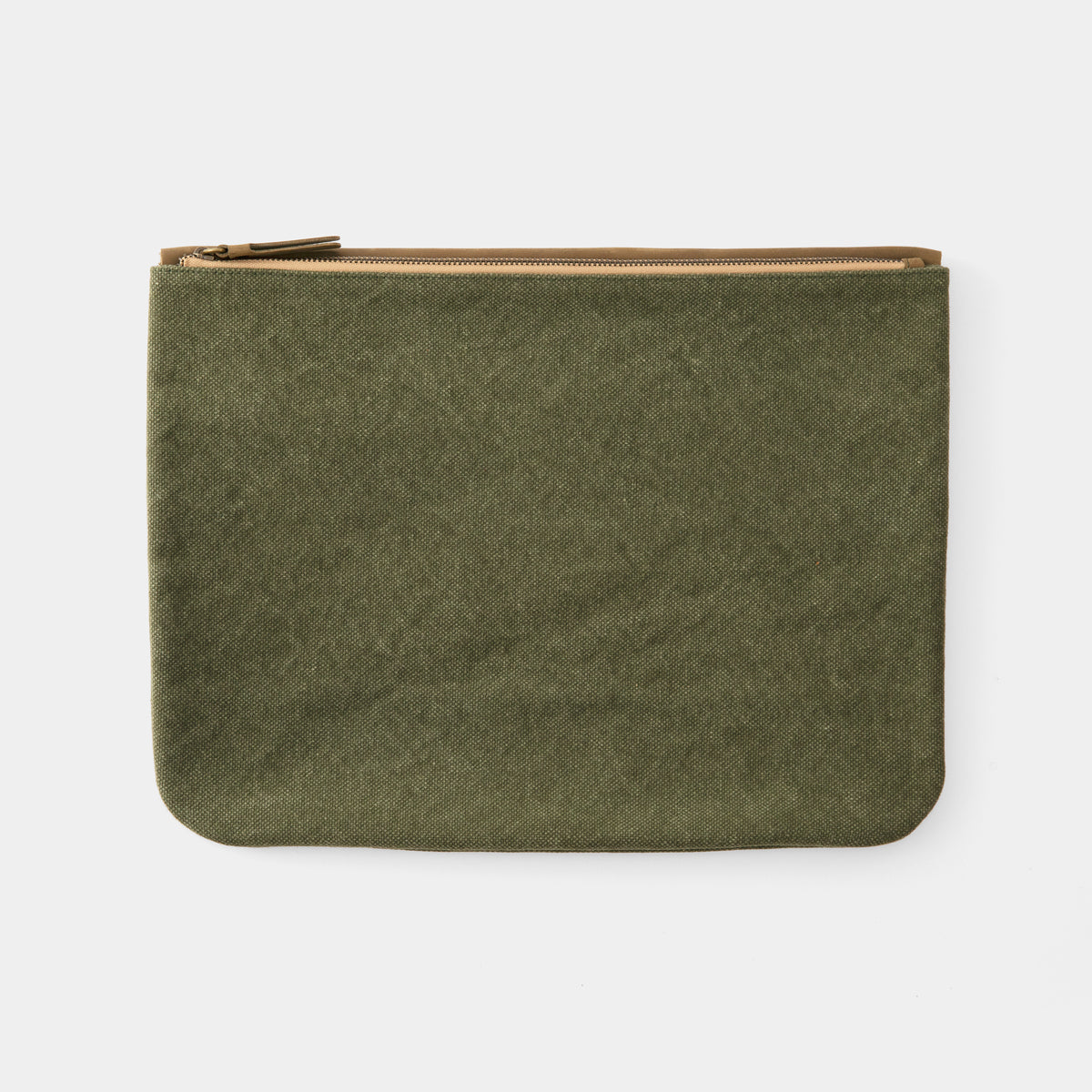 TRAVELER'S COMPANY Traveler's Factory Canvas Pouch - L Size / Olive -