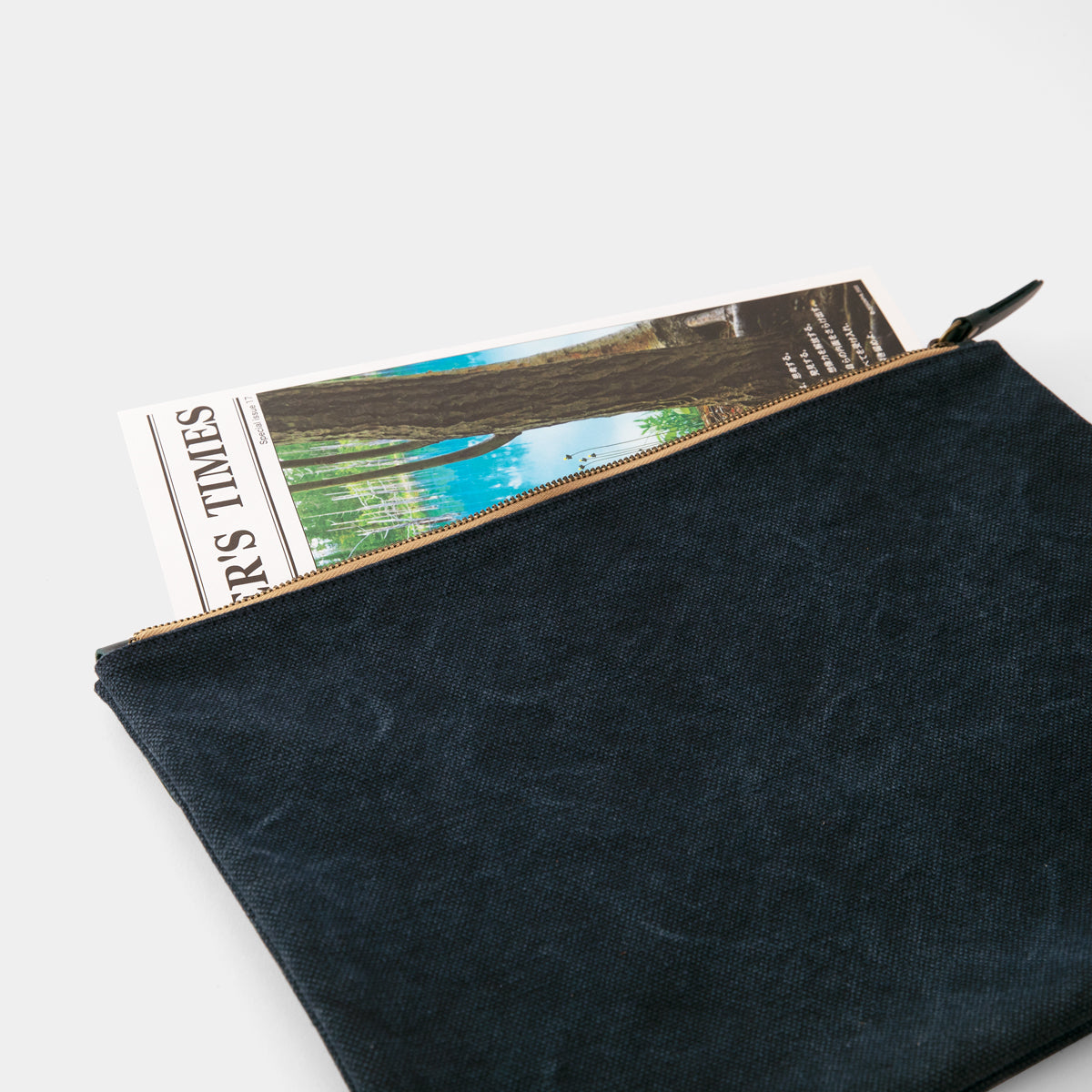 TRAVELER'S COMPANY Traveler's Factory Canvas Pouch - L Size / Blue -