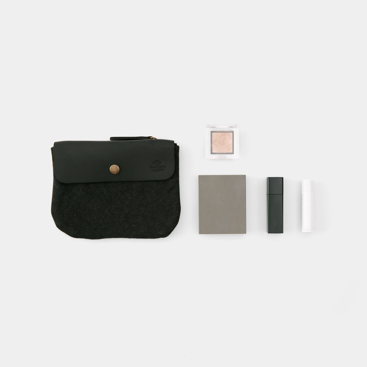 TRAVELER'S COMPANY Traveler's Factory Canvas Pouch - SS Size / Black -