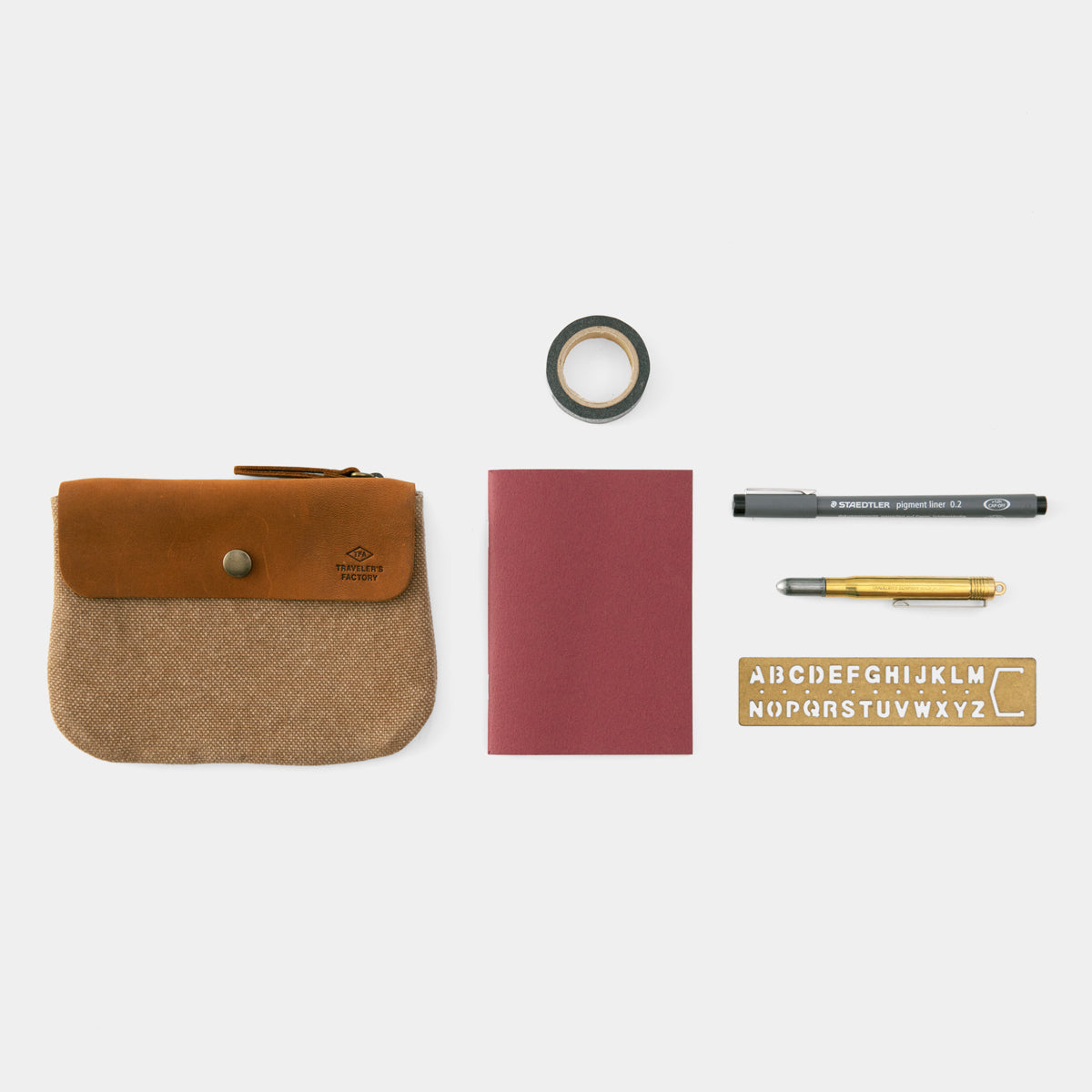 TRAVELER'S COMPANY Traveler's Factory Canvas Pouch - SS Size / Beige -